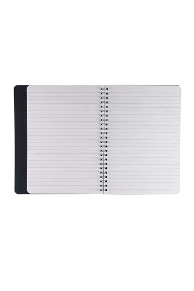 Fabriano Ecoqua Plus Hidden Spiral-Bound Notebook, 5.8" x 8.3", A5 