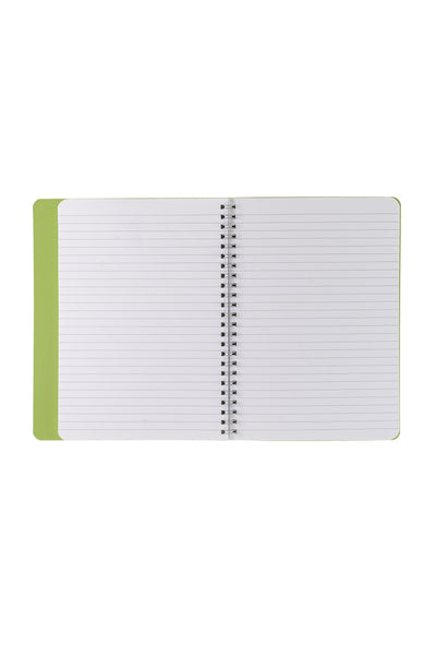 Fabriano Ecoqua Plus Hidden Spiral-Bound Notebook, 5.8" x 8.3", A5 