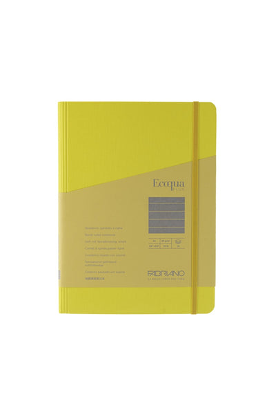 Fabriano Ecoqua Plus Hidden Spiral-Bound Notebook, 5.8" x 8.3", A5 Lined
