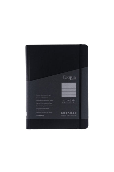 Fabriano Ecoqua Plus Hidden Spiral-Bound Notebook, 5.8" x 8.3", A5 