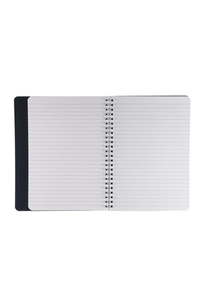 Fabriano Ecoqua Plus Hidden Spiral-Bound Notebook, 5.8" x 8.3", A5 