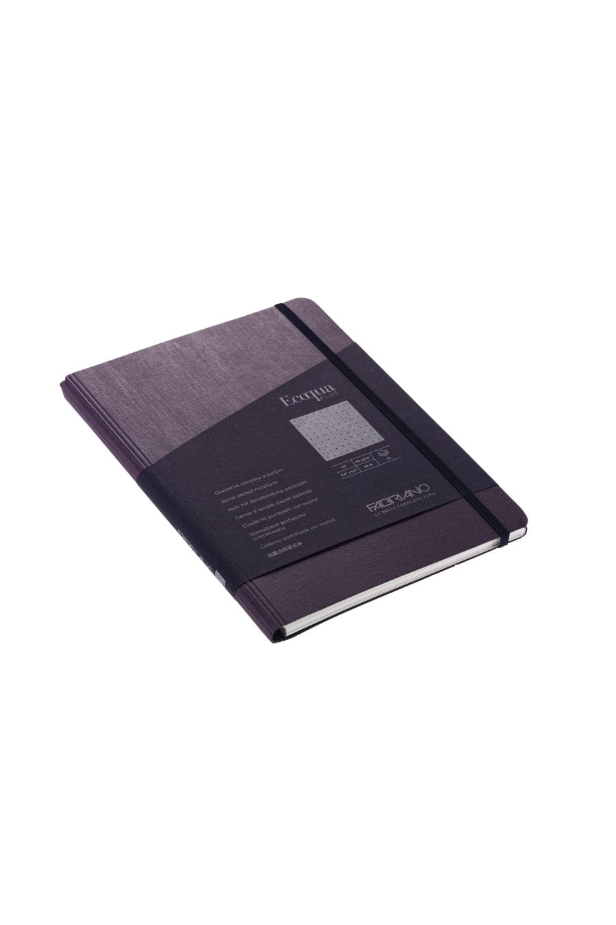 Fabriano Ecoqua Plus Hidden Spiral-Bound Notebook, 5.8" x 8.3", A5 