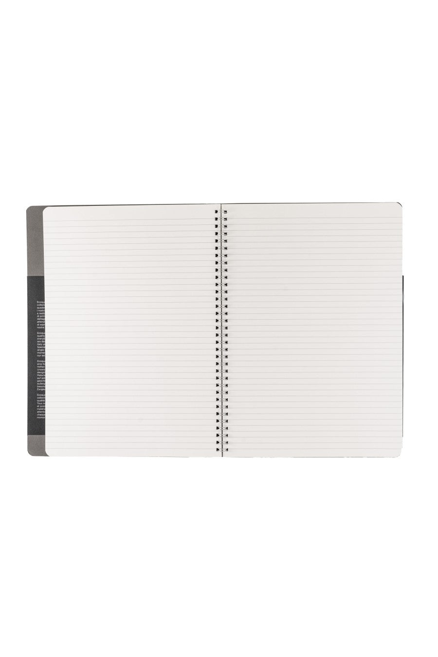 Fabriano Ecoqua Plus Hidden Spiral-Bound Notebook, 8.3" x 11.7", A4 Lined