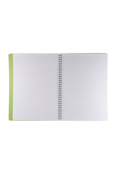 Fabriano Ecoqua Plus Hidden Spiral-Bound Notebook, 8.3" x 11.7", A4 Dotted