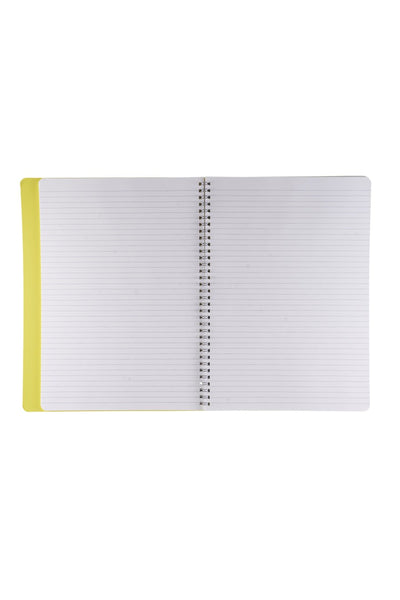 Fabriano Ecoqua Plus Hidden Spiral-Bound Notebook, 8.3" x 11.7", A4 Dotted