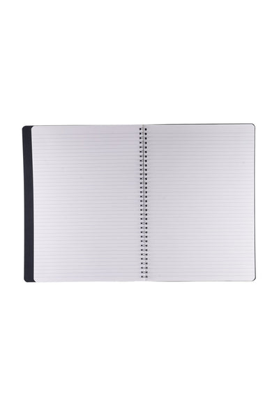 Fabriano Ecoqua Plus Hidden Spiral-Bound Notebook, 8.3" x 11.7", A4 