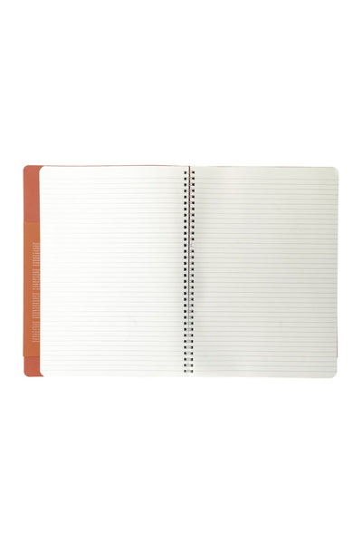 Fabriano Ecoqua Plus Hidden Spiral-Bound Notebook, 8.3" x 11.7", A4 