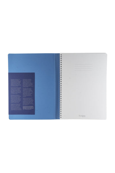 Fabriano Ecoqua Plus Hidden Spiral-Bound Notebook, 8.3" x 11.7", A4 