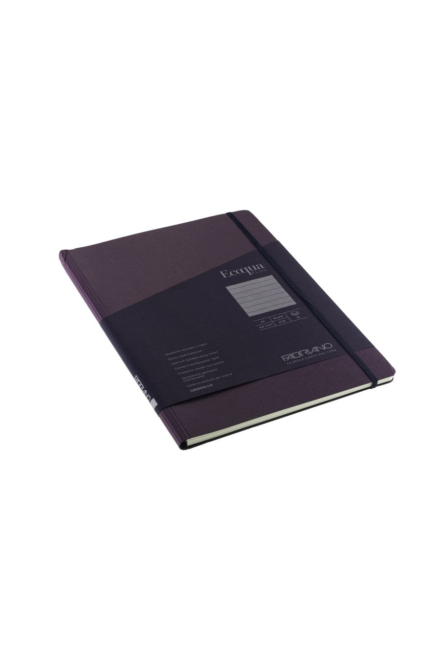 Fabriano Ecoqua Plus Hidden Spiral-Bound Notebook, 8.3" x 11.7", A4 