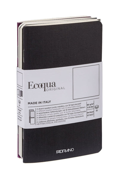 Fabriano Pocket-Sized Notebook, 4 Notebook Pack Original 