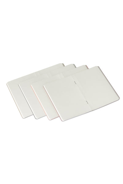 Fabriano EcoQua Pocket-Sized Notebook, 4 Notebook Pack