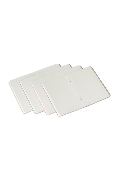 Fabriano EcoQua Pocket-Sized Notebook, 4 Notebook Pack