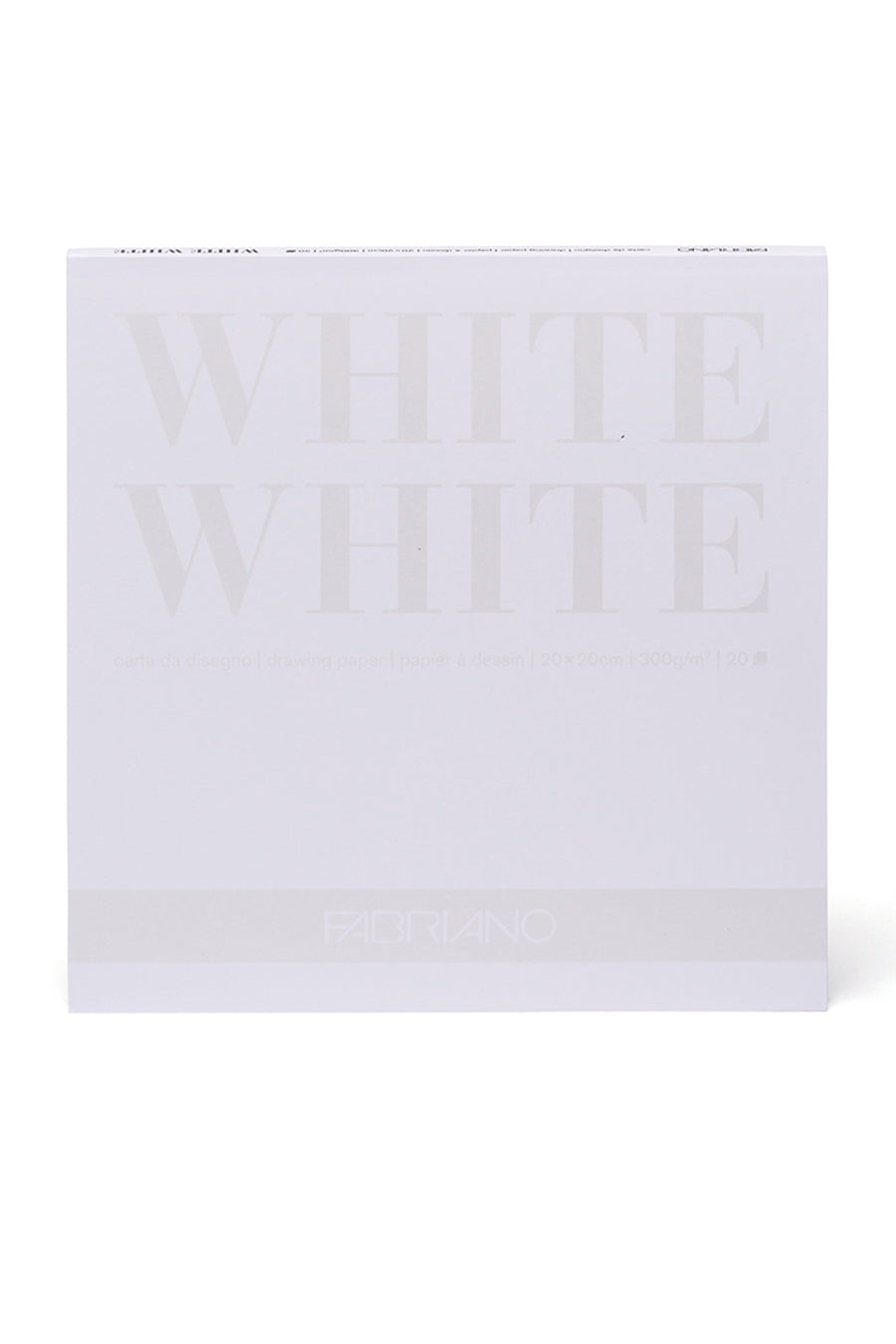 Fabriano WHITE WHITE Pad, 300 gsm, 20 Sheets