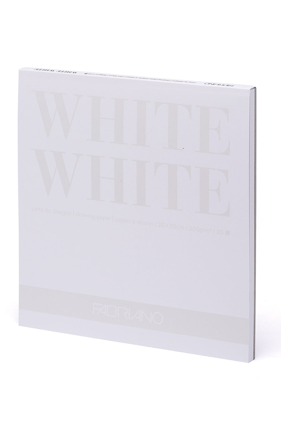 Fabriano WHITE WHITE Pad, 300 gsm, 20 Sheets