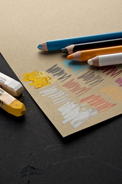Fabriano Toned Paper Pad, 85 lb./120 gsm, 50 Sheets 
