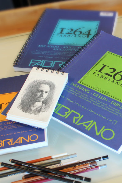 Fabriano 1264 Drawing Pads, Three Pack