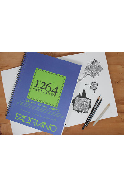 Fabriano 1264 Drawing Pads, Three Pack
