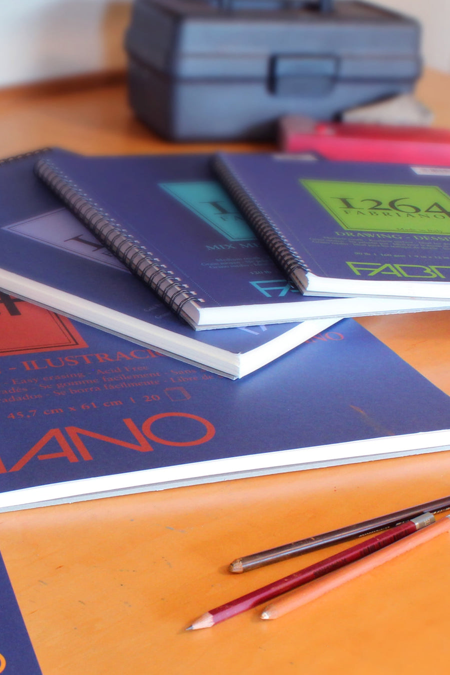 Fabriano 1264 Drawing Pads, Three Pack