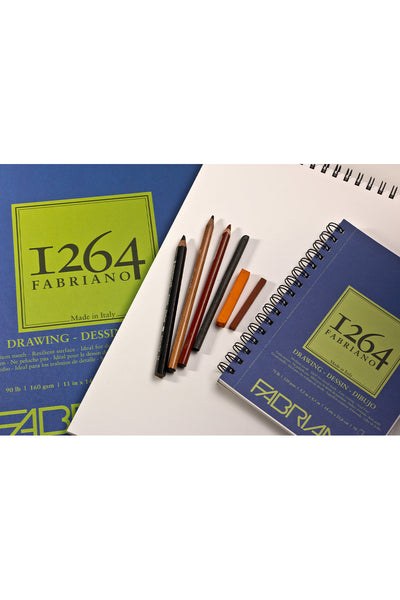 Fabriano 1264 Drawing Pads, Three Pack