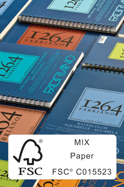 Fabriano 1264 Drawing Pads, Three Pack