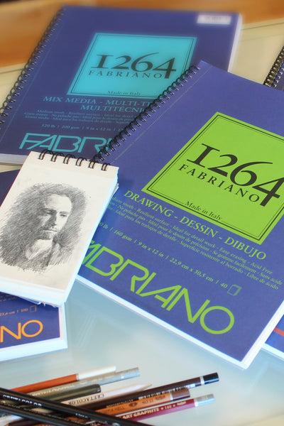 Fabriano 1264 Drawing Pads, Three Pack