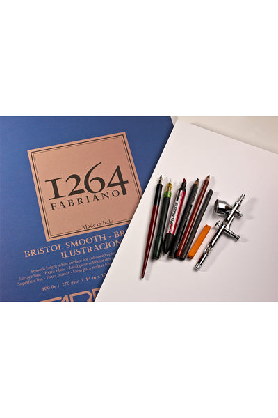 Fabriano 1264 Bristol Pad, 100 lb, 20 Sheets