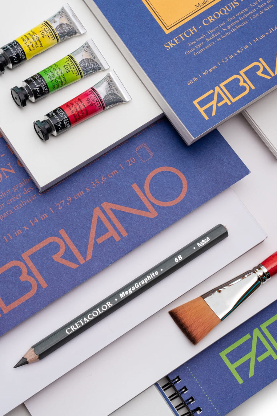 Fabriano 1264 Bristol Pad, 100 lb, 20 Sheets, Three Pack