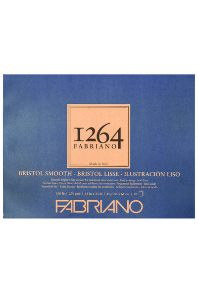 Fabriano 1264 Bristol Pad, 100 lb, 20 Sheets