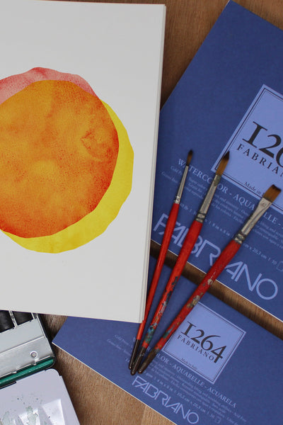 Fabriano 1264 Watercolor Pad, 140lb. (300gsm), Three Pack