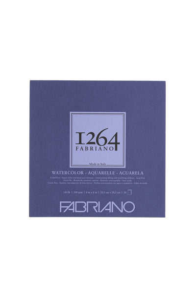 Fabriano 1264 Watercolor Pad, 140 140lb. (300gsm) Spiral Bound, 9" x 12"
