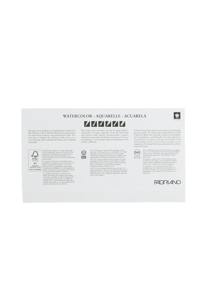 Fabriano 1264 Watercolor Pad, 140 140lb. (300gsm) Spiral Bound, 9" x 12"