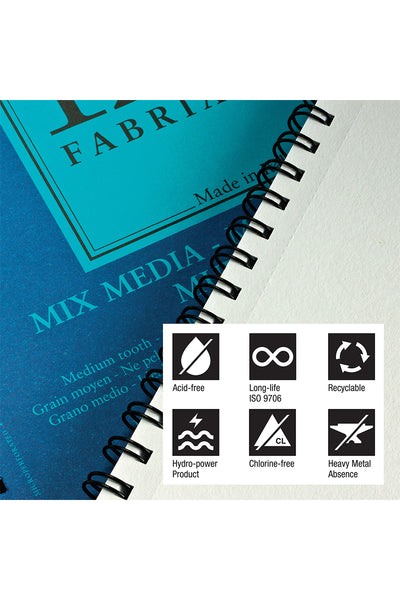 Fabriano 1264 Mixed Media Pad, Three Pack
