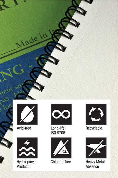 Fabriano 1264 Drawing Pads, Three Pack