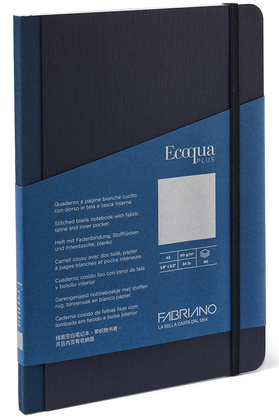 Fabriano Ecoqua Plus Fabric-Bound Notebooks 