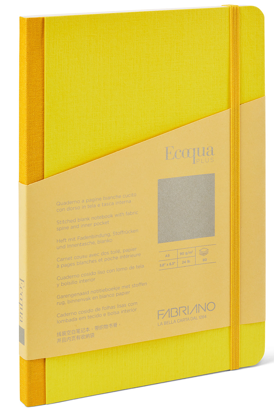 Fabriano Ecoqua Plus Fabric-Bound Notebooks 