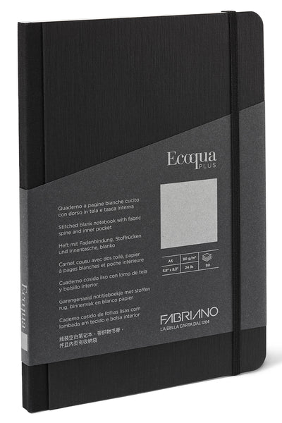 Fabriano Ecoqua Plus Fabric-Bound Notebooks 8.3 in x 11.7