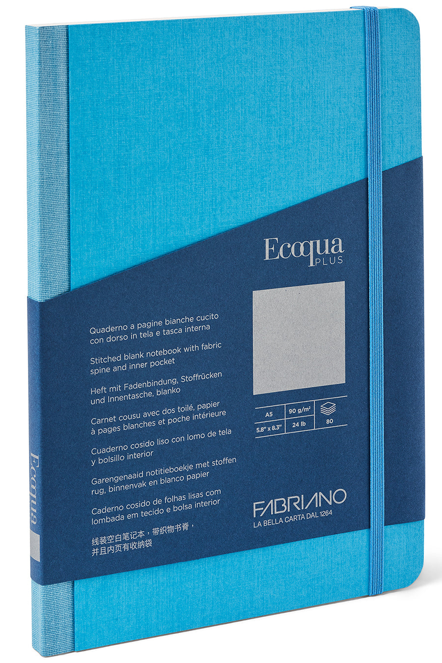 Fabriano Ecoqua Plus Fabric-Bound Notebooks 