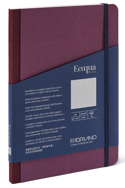 Fabriano Ecoqua Plus Fabric-Bound Notebooks 