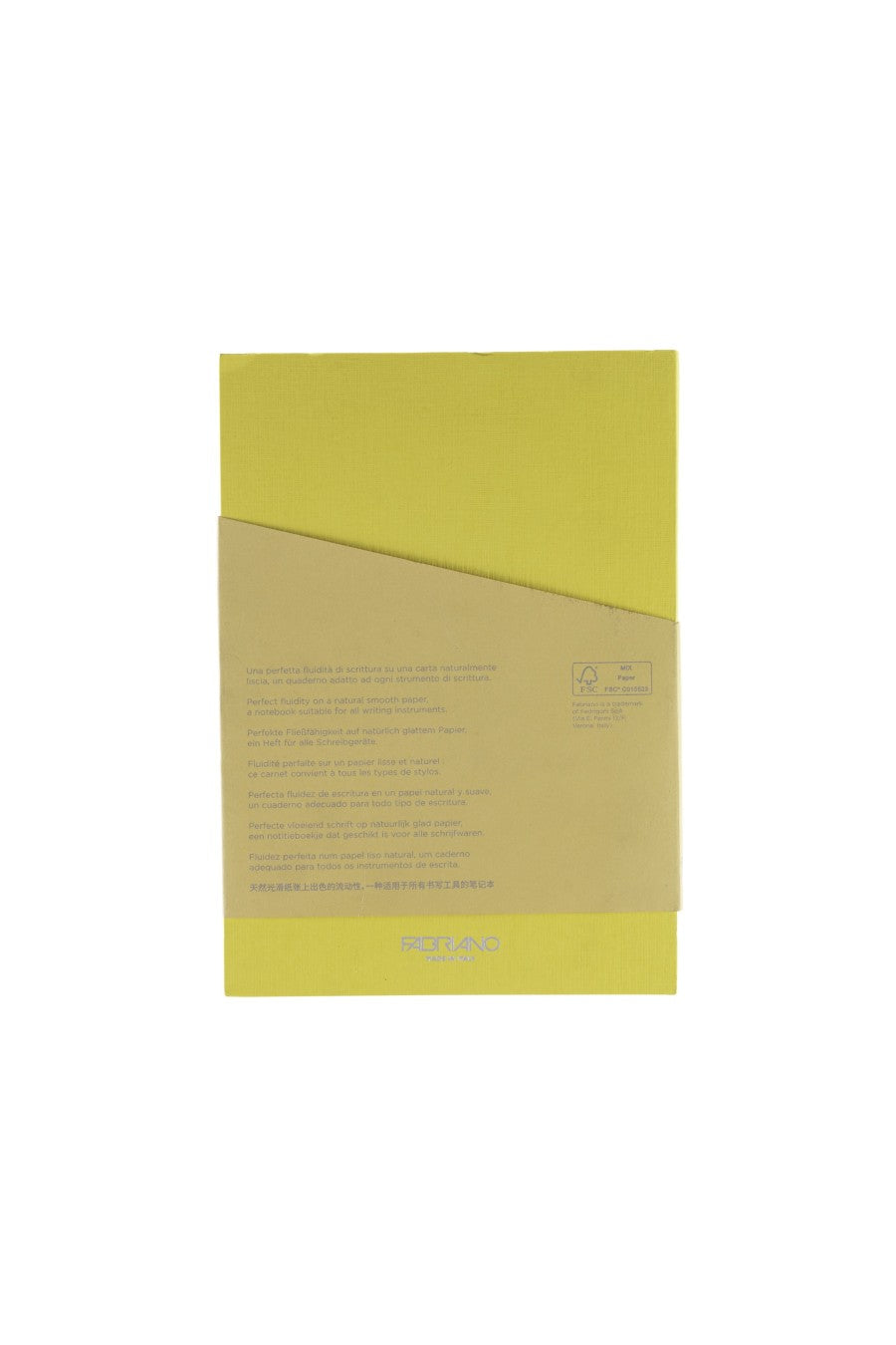 Fabriano Ecoqua Plus Perfect-Bound Notebook, 5.8 in x 8.3 in, A5
