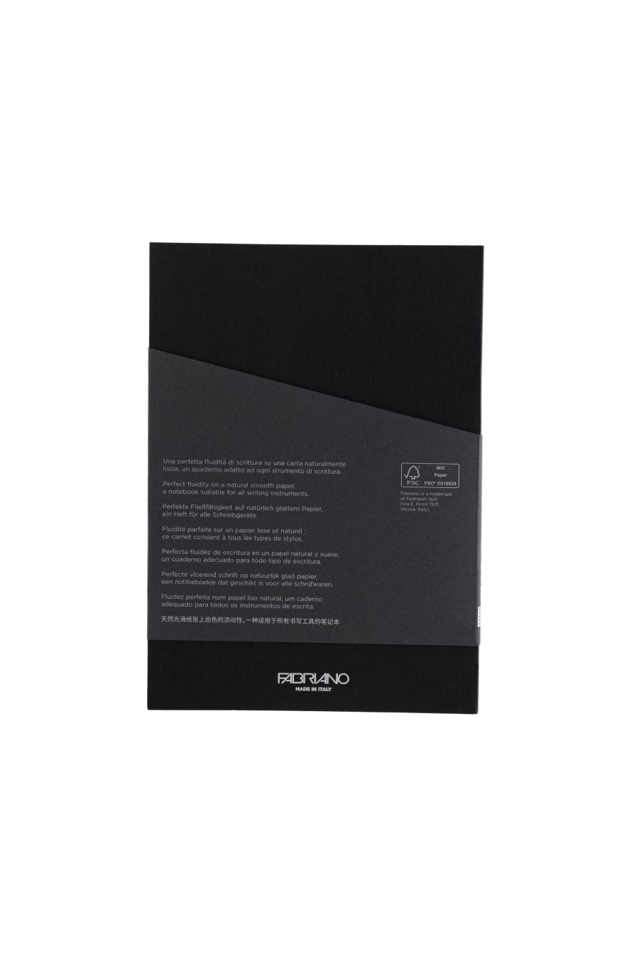 Fabriano Ecoqua Plus Perfect-Bound Notebook, 5.8 in x 8.3 in, A5 
