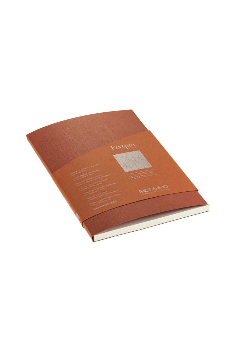 Fabriano Ecoqua Plus Perfect-Bound Notebook, 5.8 in x 8.3 in, A5 