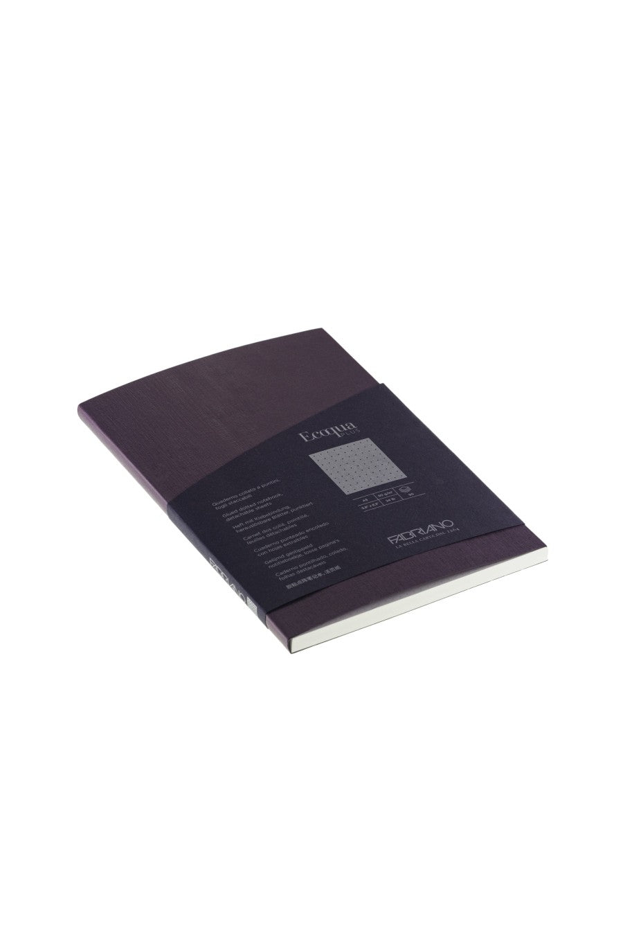 Fabriano Ecoqua Plus Perfect-Bound Notebook, 5.8 in x 8.3 in, A5
