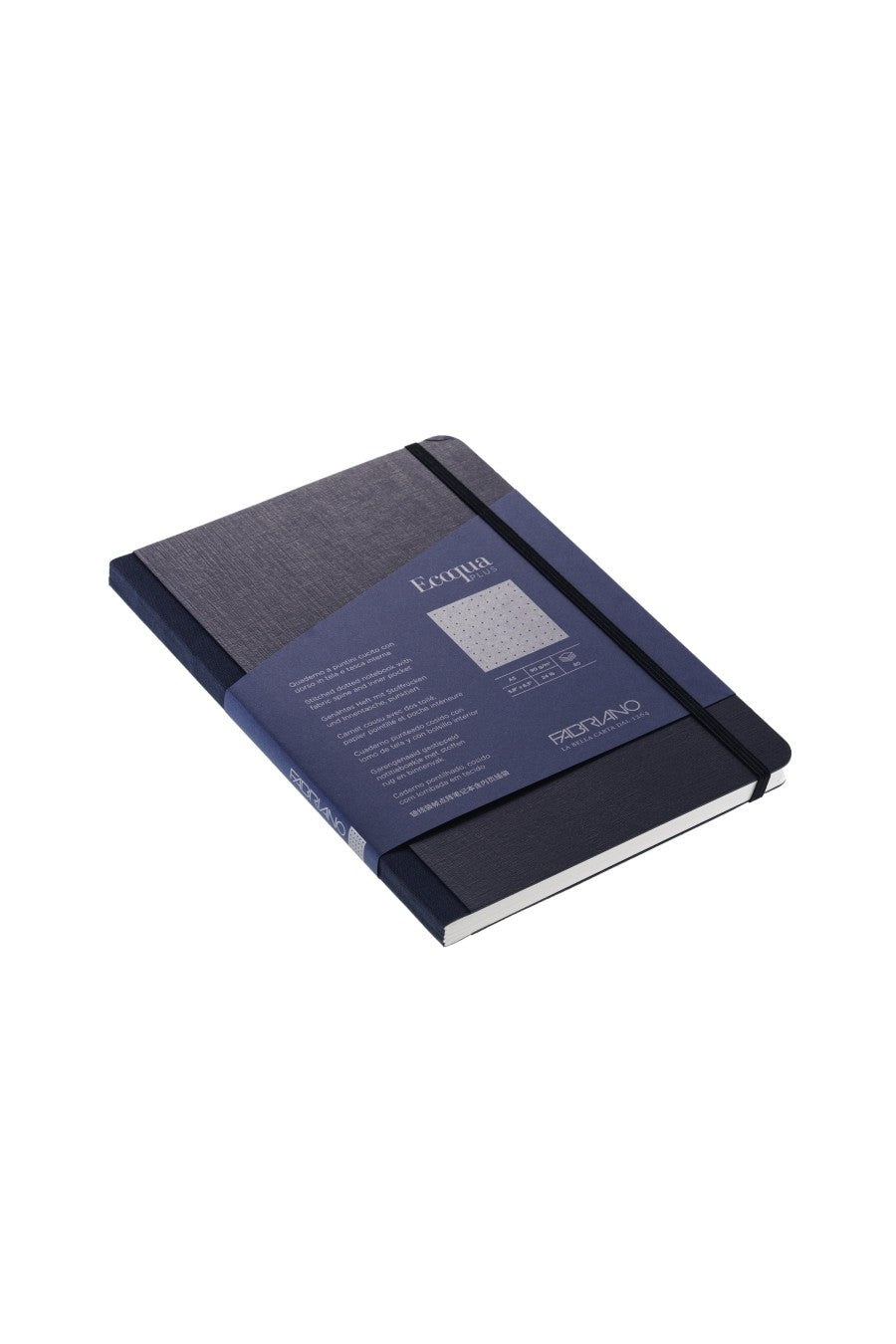 Fabriano Ecoqua Plus Sewn-Bound 100% Italian made Notebook Notebook, 5.8" x 8.3", A5 