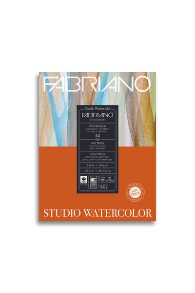 Fabriano Studio Watercolor Pad Hot-Press