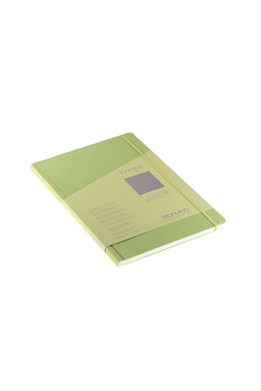 Fabriano Ecoqua Plus Sewn-Bound Notebook, 8.3" x 11.7", A4, 80 Sheets 