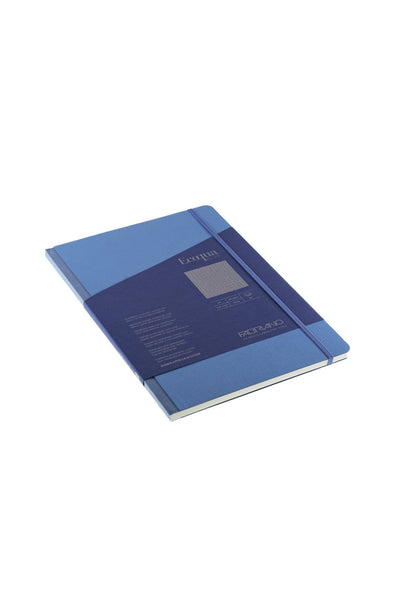 Fabriano Ecoqua Plus Sewn-Bound Notebook, 8.3" x 11.7", A4, 80 Sheets 