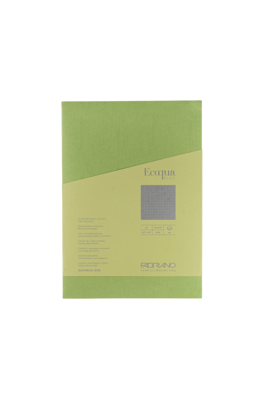 Fabriano Ecoqua Plus Glue-Bound Notebook, 8.3" x 11.7", A4 