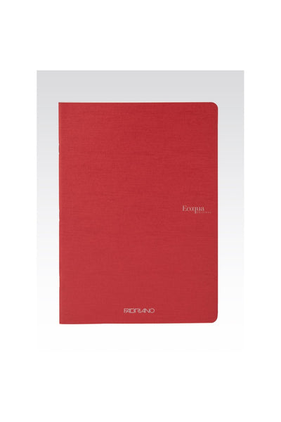 Fabriano Ecoqua Original Saddle-Stitched Notebook, Sizes A5, 40 Sheets Graph, 5.8 x 8.3