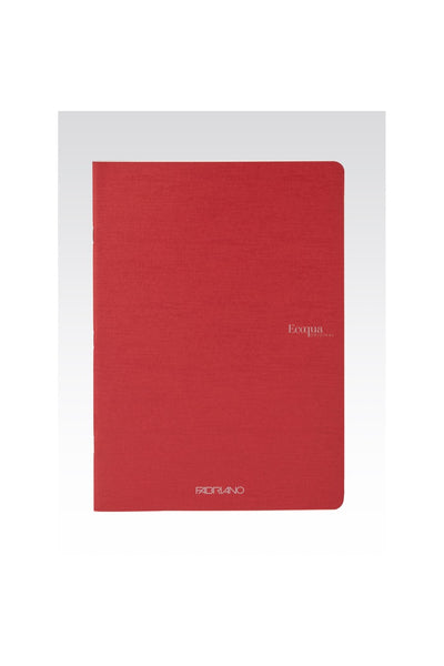 Fabriano Ecoqua Original Saddle-Stitched Notebook, Sizes A5, 40 Sheets Graph, 5.8 x 8.3