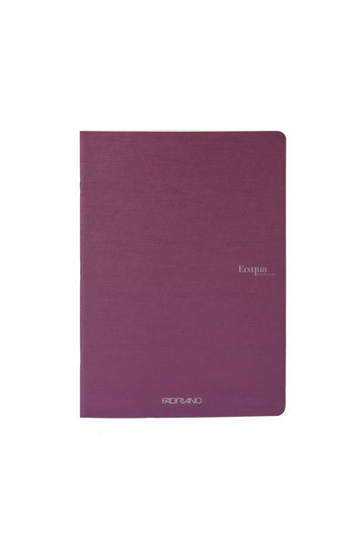 Fabriano Ecoqua Original Saddle-Stitched Notebook, Sizes A5, 40 Sheets Graph, 5.8 x 8.3